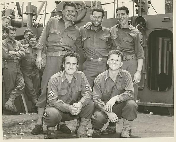 DiMaggio and teammates.jpg